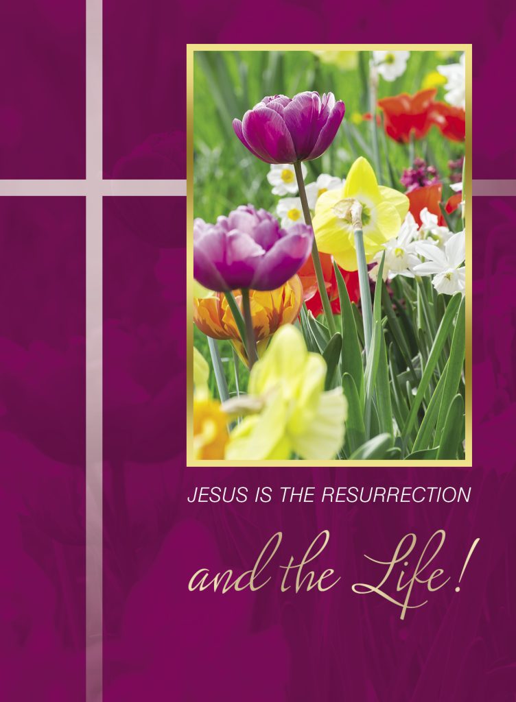 Easter Card – Purple Floral